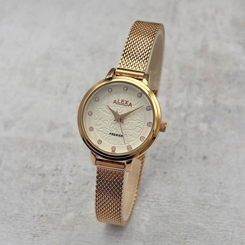 ساعت مچی زنانه الکسا ALEXA A0030 رزگلد ساعت مچی زنانه الکسا ALEXA A0030 رزگلد
