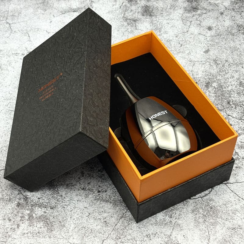 جعبه ی فندک شعله اتوماتیک هوشمند رومیزی آنست خاکستری رنگ جعبه ی فندک شعله اتوماتیک هوشمند رومیزی آنست خاکستری رنگ