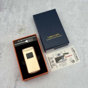 جعبه فندک صوتی هوشمند گازی اتمی رزگلد جعبه فندک صوتی هوشمند گازی اتمی رزگلد