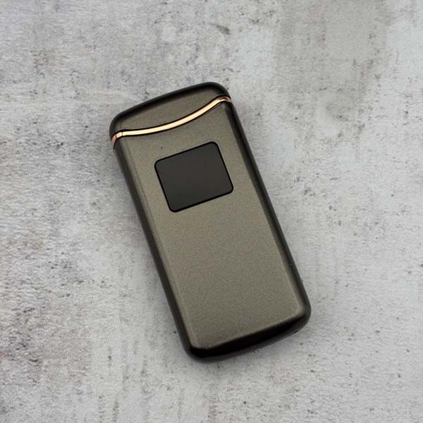 فندک صوتی هوشمند گازی اتمی خاکستری فندک صوتی هوشمند گازی اتمی خاکستری