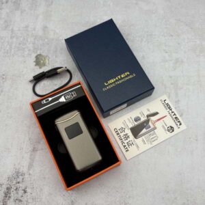 جعبه فندک صوتی هوشمند گازی اتمی خاکستری جعبه فندک صوتی هوشمند گازی اتمی خاکستری