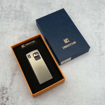 جعبه فندک گازی اینداکشن خاکستری