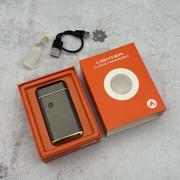 جعبه فندک صوتی هوشمند بنزینی خاکستری