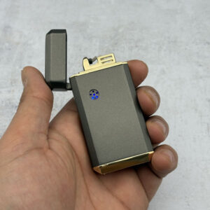 فندک صوتی هوشمند بنزینی خاکستری فندک صوتی هوشمند بنزینی خاکستری