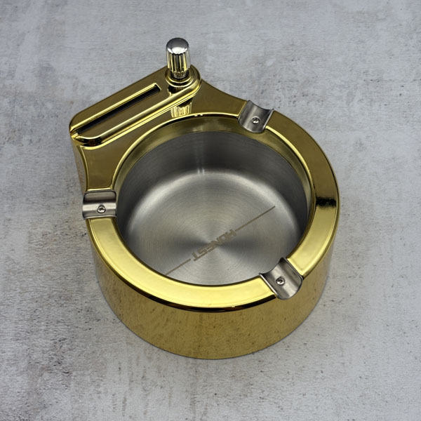 زیرسیگاری کبریت دائمی آنست طلایی زیرسیگاری کبریت دائمی آنست طلایی