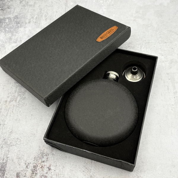 جعبه هیپ فلاسک استیل تک مدل گرد آسفالتی