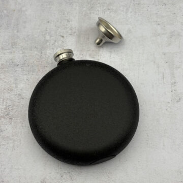 هیپ فلاسک استیل تک مدل گرد آسفالتی