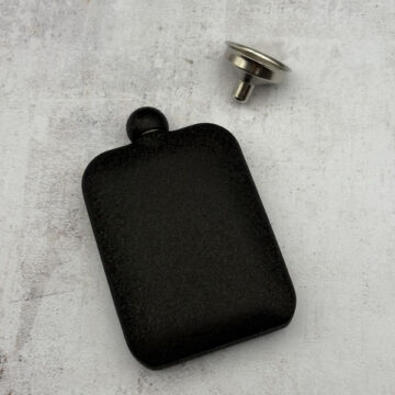 هیپ فلاسک استیل تک مدل ضخیم آسفالتی