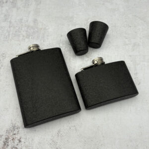 ست دو فلاسک استیل مشکی آسفالتی