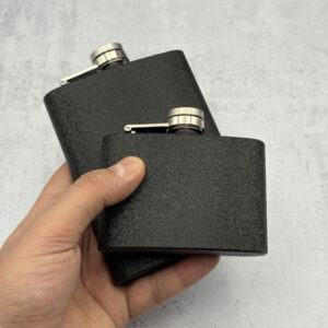 ست دو فلاسک استیل مشکی آسفالتی